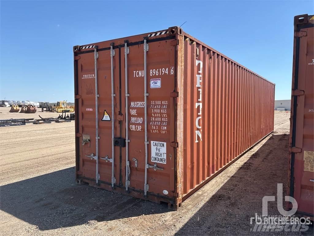  40 ft High Cube حاويات خاصة
