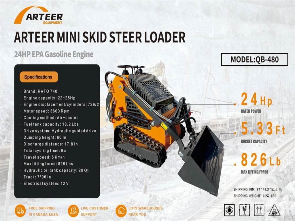 Arteer QB-480 لوادر انزلاقية التوجيه