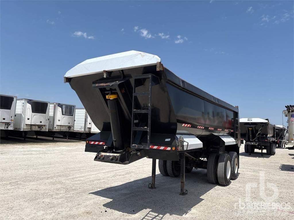  CORAS 19 ft T/A نصف مقطورات قلابة