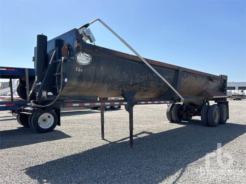  CTSI 32 ft T/A نصف مقطورات قلابة