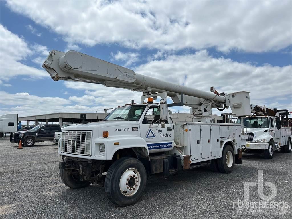 GMC C7500 المنصات الهوائية المثبتة على مقطورة