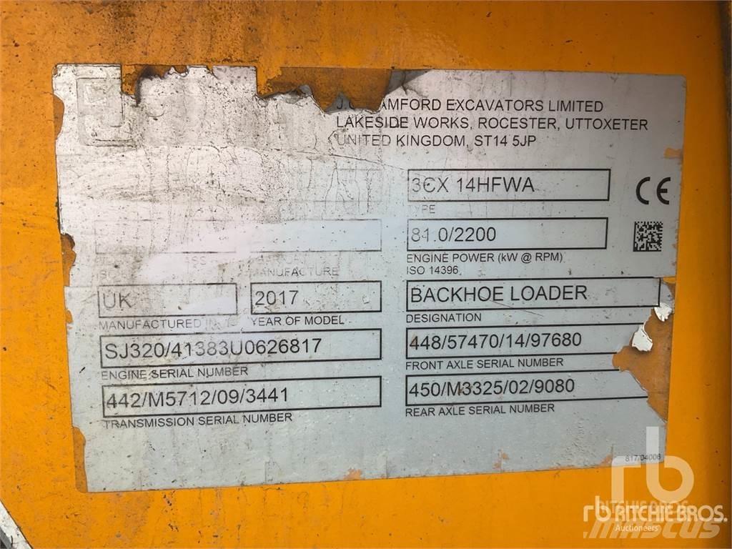 JCB 3CX 14HFWA لوادر ذات جرافات عكسية