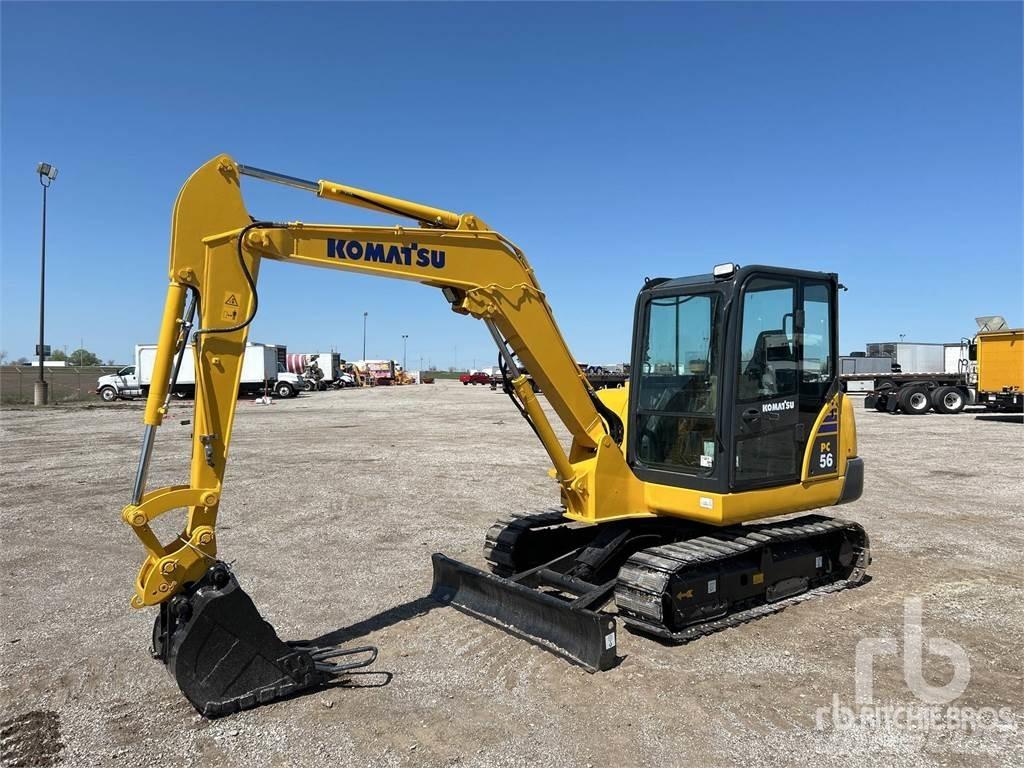 Komatsu PC56-7 حفارات زحافة