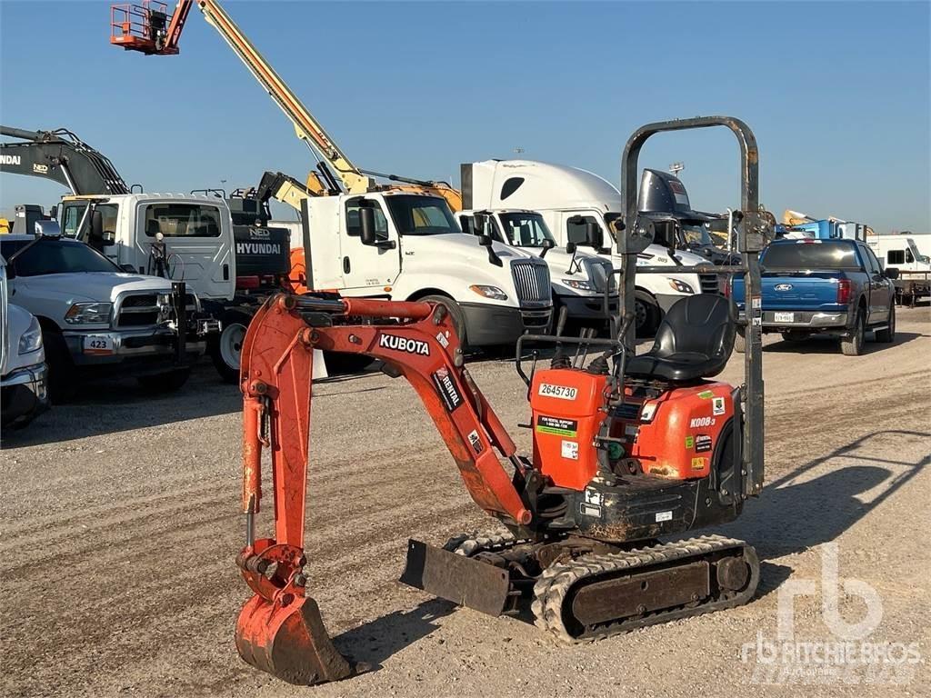 Kubota K008-3 حفارات صغيرة أقل من 7 طن (حفارات صغيرة)