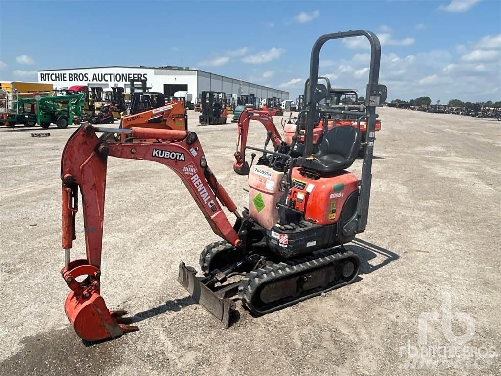 Kubota K008-3 حفارات صغيرة أقل من 7 طن (حفارات صغيرة)