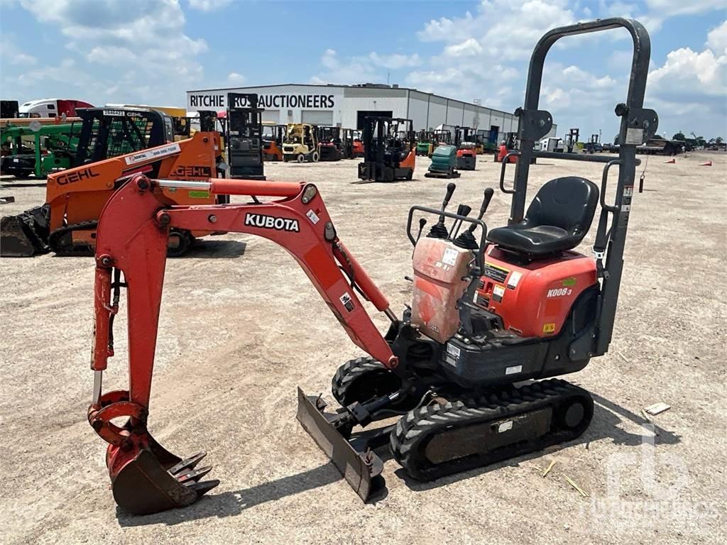 Kubota K008-3 حفارات صغيرة أقل من 7 طن (حفارات صغيرة)