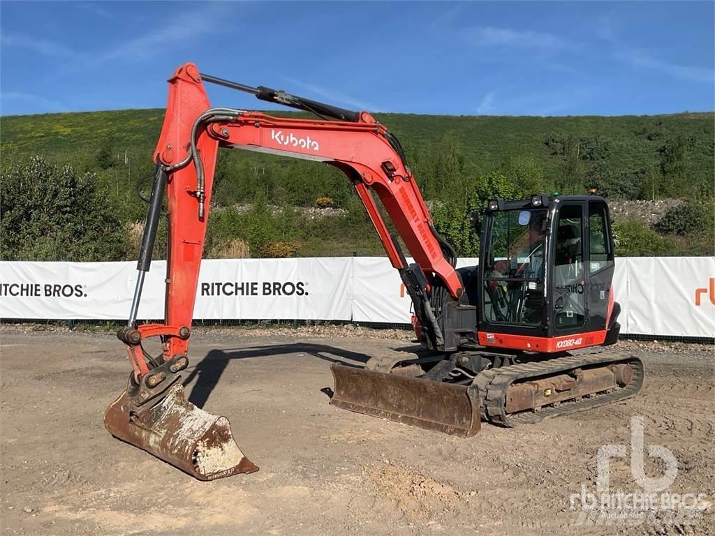 Kubota KX080-4 حفارات زحافة
