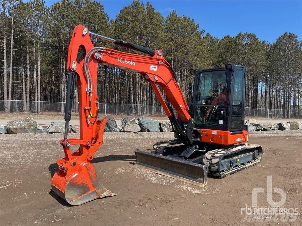 Kubota U55-5 حفارات صغيرة أقل من 7 طن (حفارات صغيرة)
