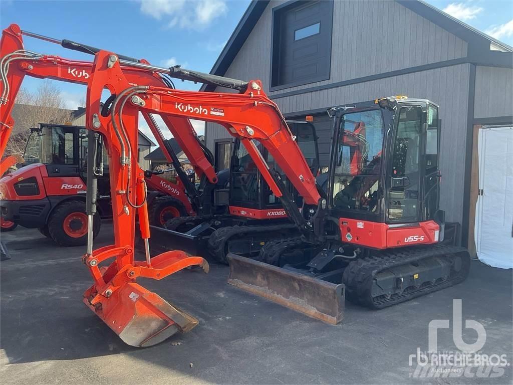 Kubota U55-5 حفارات صغيرة أقل من 7 طن (حفارات صغيرة)