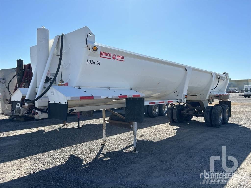 Ranco 32 ft T/A نصف مقطورات قلابة