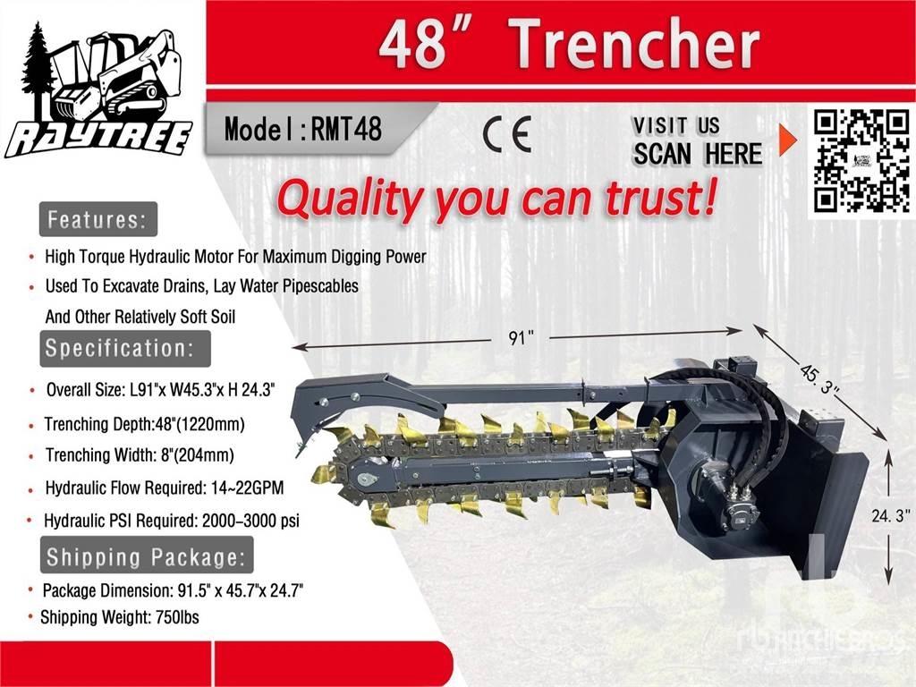  RAYTREE RMT48 ماكينات حفر خنادق