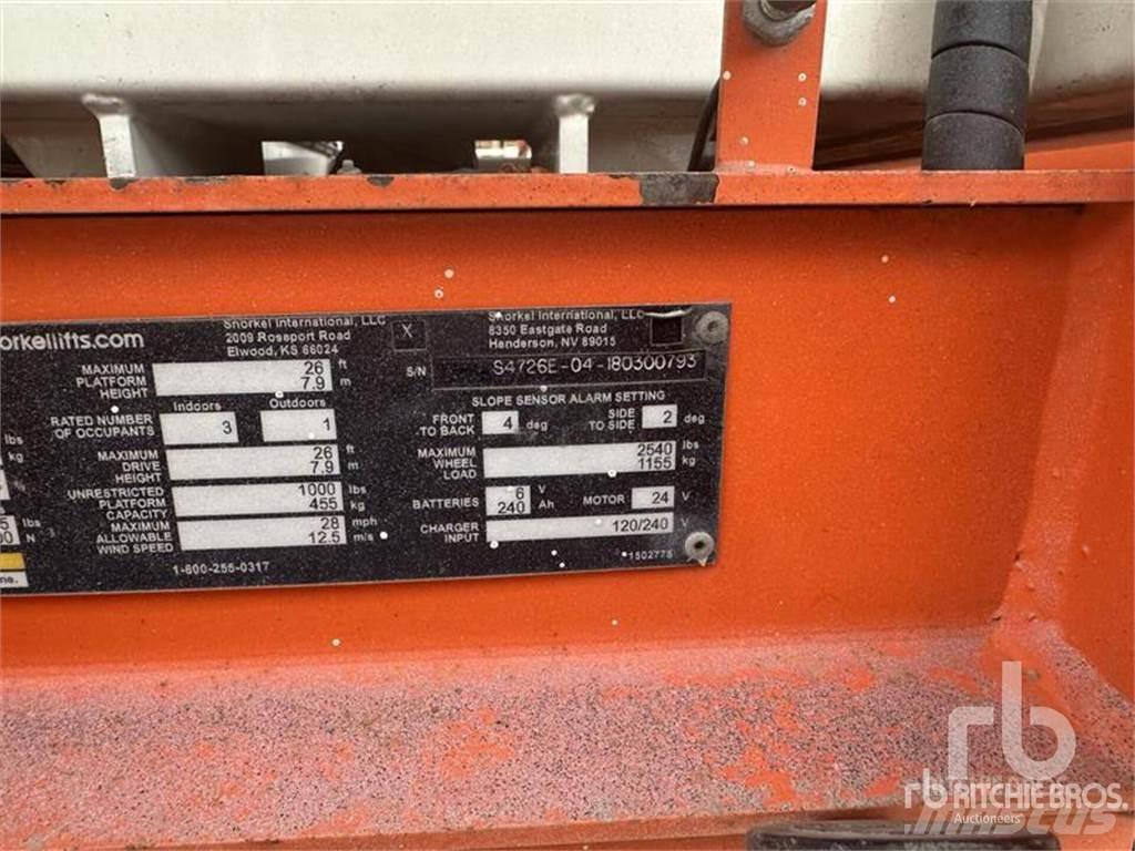 Snorkel S4726E رافعات مقصية الشكل