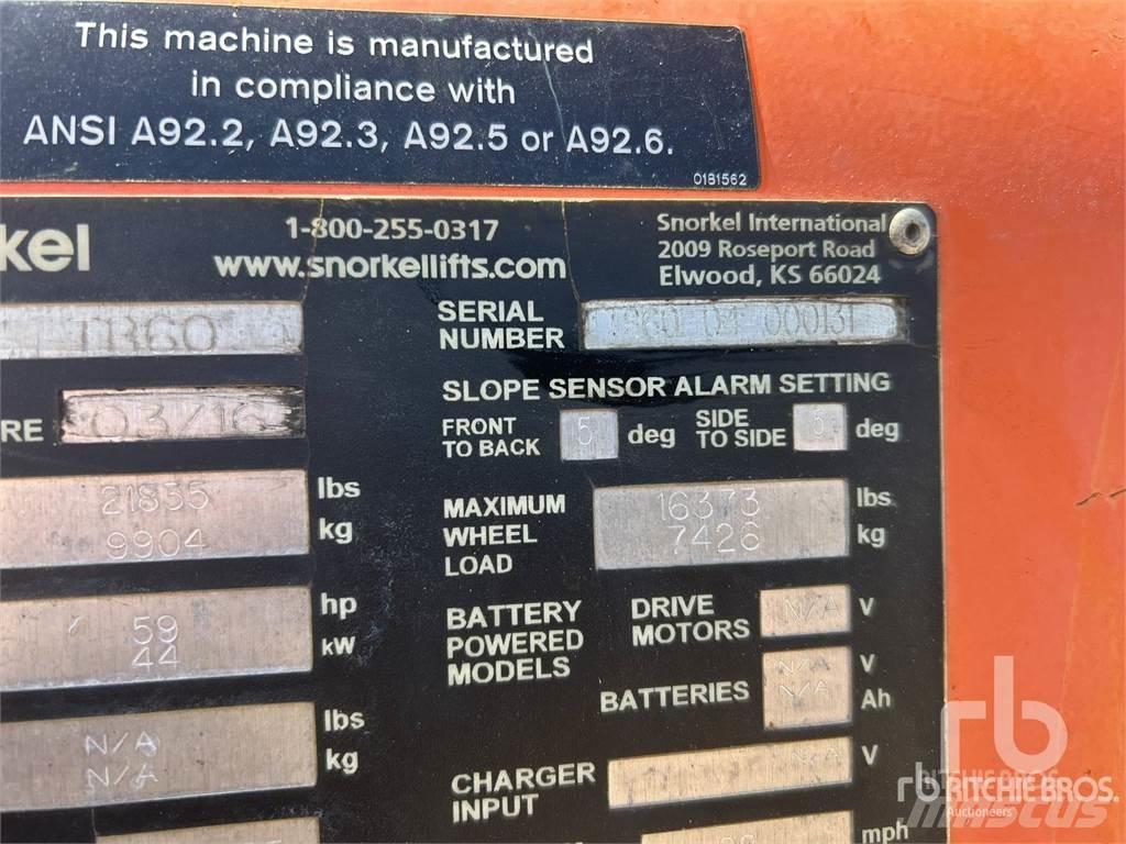Snorkel TB60 رافعات سلة مفصلية