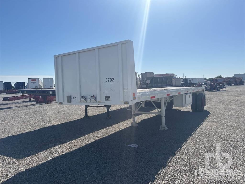 Stoughton 30 ft نصف مقطورات مسطحة / مفصلية الجوانب