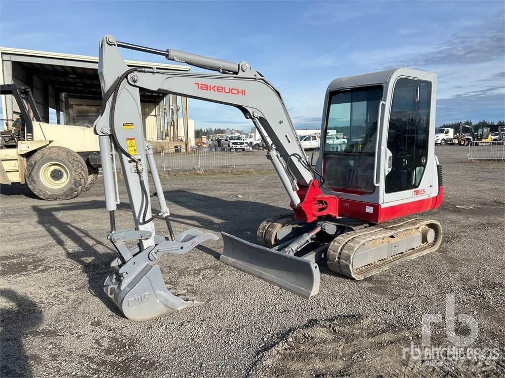 Takeuchi TB135 حفارات صغيرة أقل من 7 طن (حفارات صغيرة)