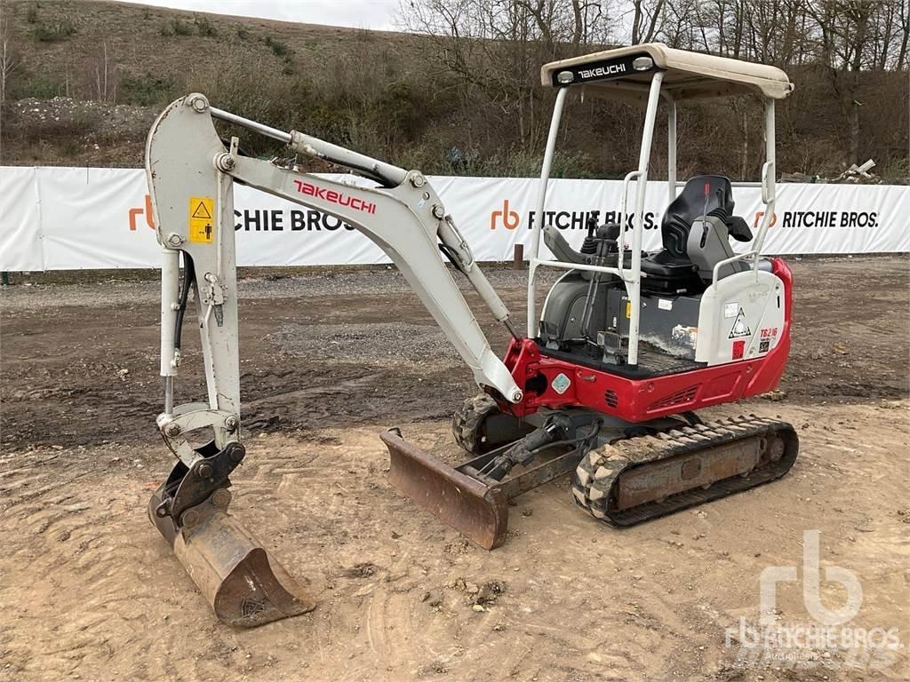 Takeuchi TB216 حفارات صغيرة أقل من 7 طن (حفارات صغيرة)