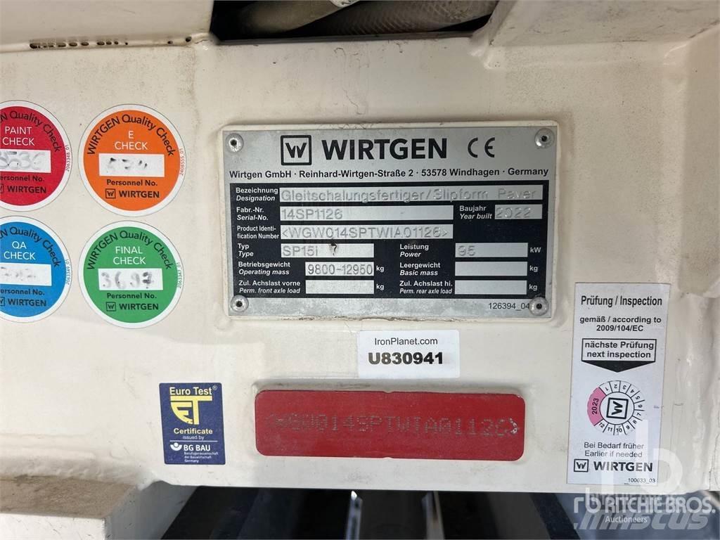 Wirtgen SP15I معدات الرصف الخرساني