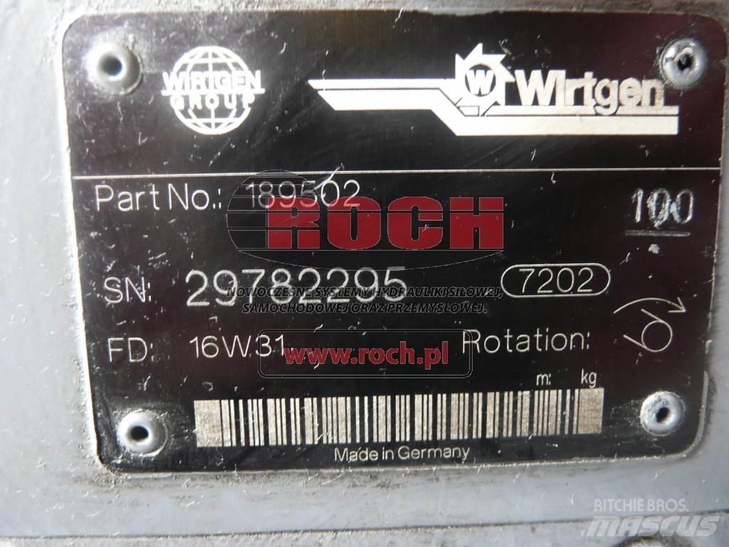 Wirtgen 189502 هيدروليات