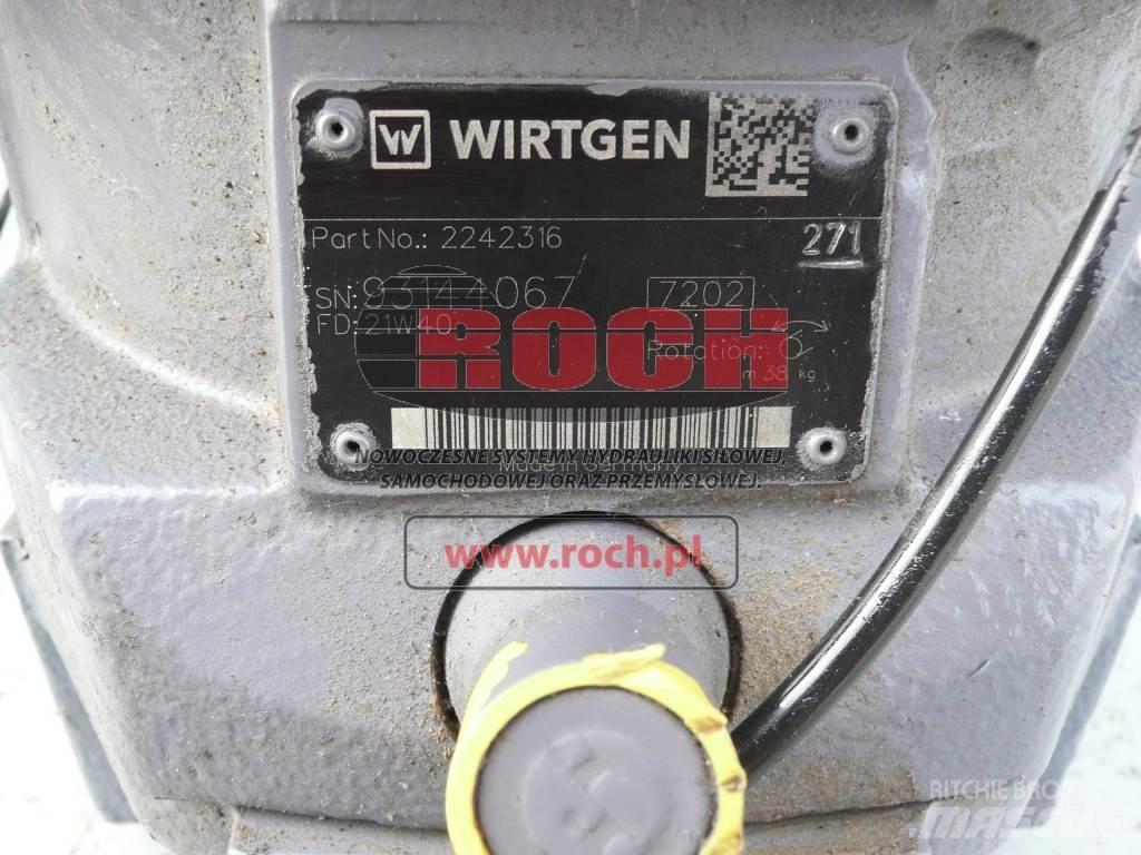 Wirtgen 2242316 محركات