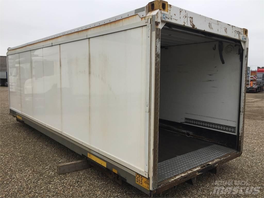  7450 mm med rulleport نصف مقطورات ذات هيكل صندوقي