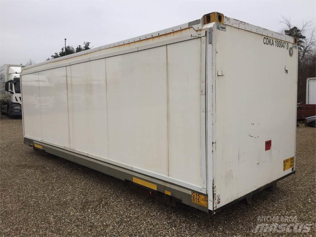  7450 mm med rulleport نصف مقطورات ذات هيكل صندوقي