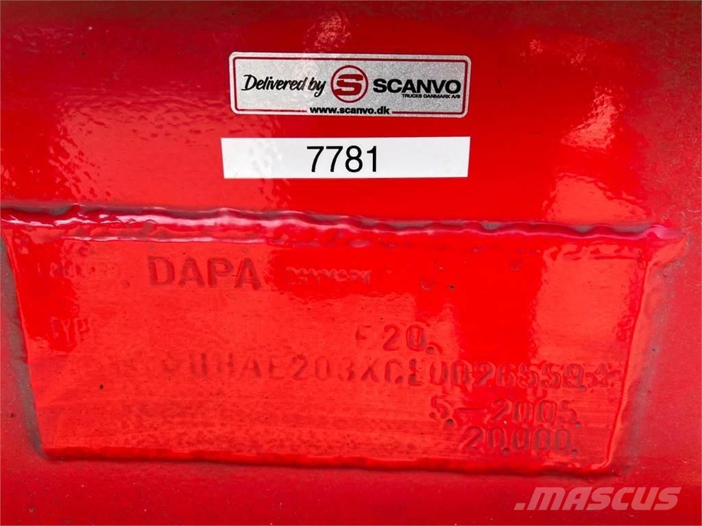 Dapa 20 ton wirehejs مقطورات قابلة للفك