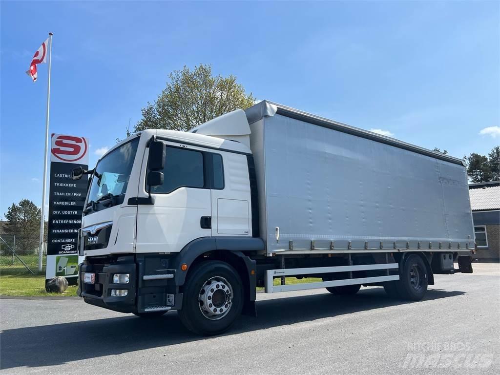 MAN TGM 18-340 BL شاحنات بغطاء جانبي