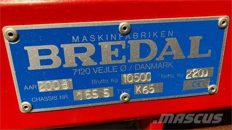 Bredal K65 معدات فرد المواد المعدنية