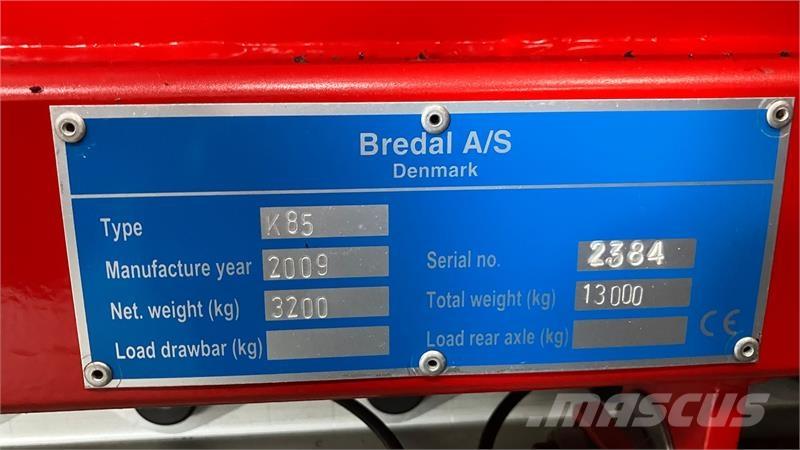 Bredal K85 معدات فرد المواد المعدنية