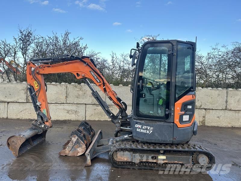 Doosan DX27 حفارات زحافة