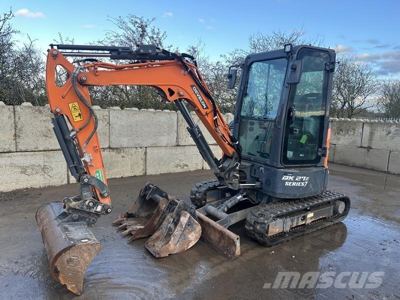 Doosan DX27 حفارات زحافة