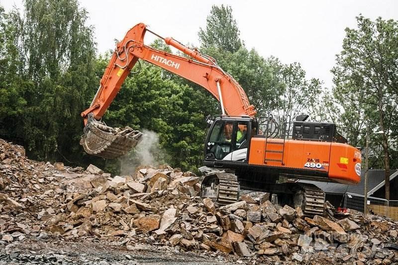 Hitachi ZX490 حفارات زحافة