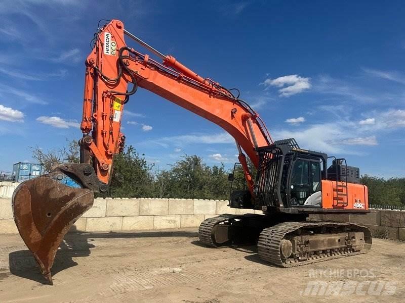 Hitachi ZX490 حفارات زحافة