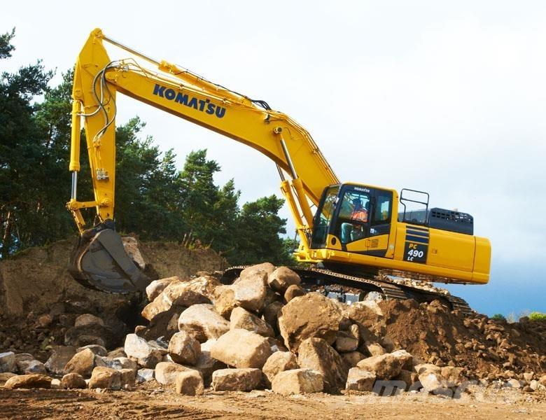 Komatsu PC490 LC-10 حفارات زحافة