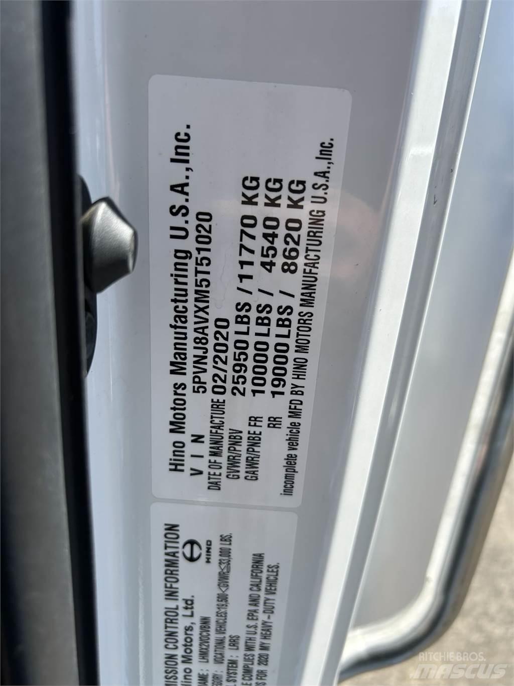 Hino L6 شاحنات ذات هيكل صندوقي