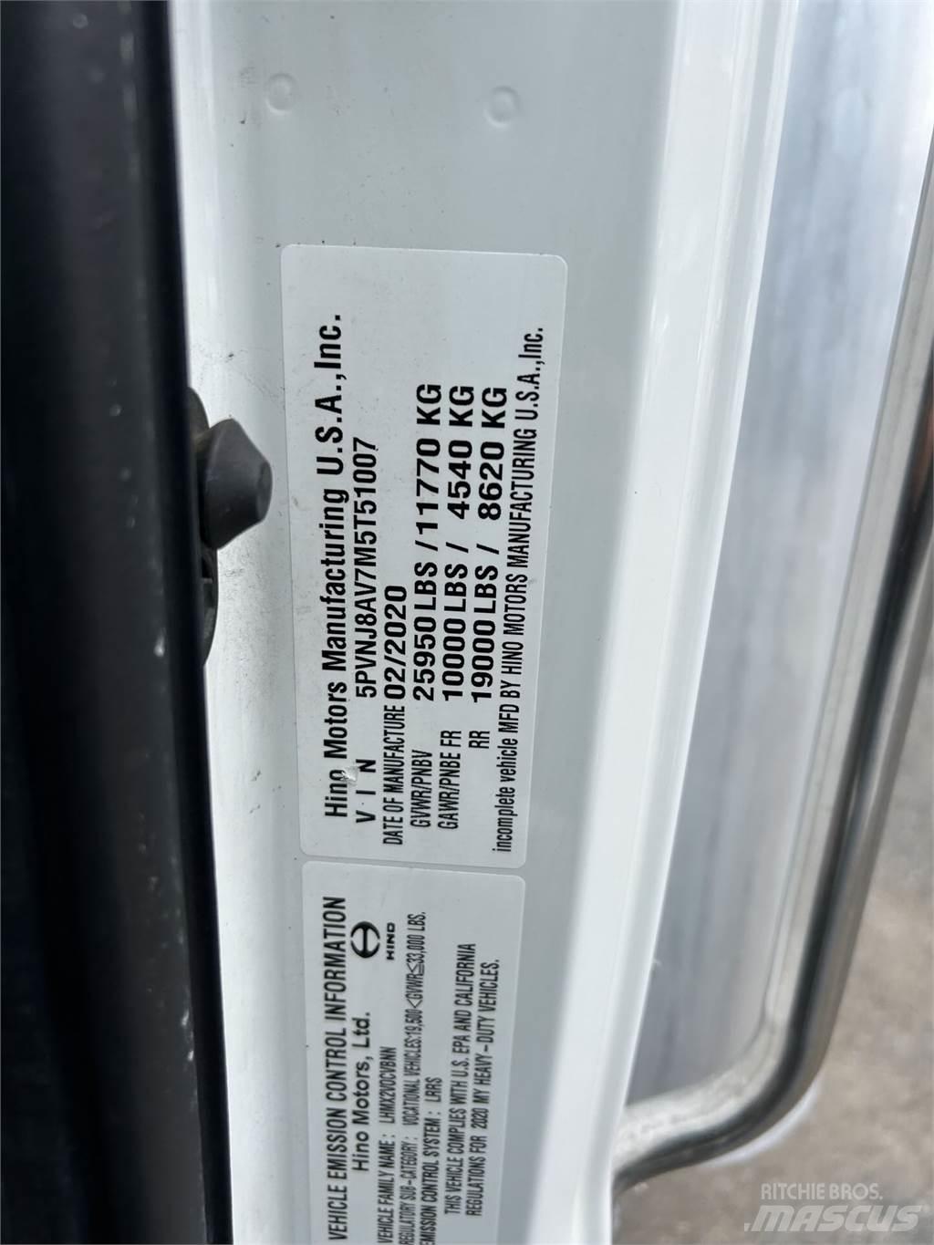 Hino L6 شاحنات ذات هيكل صندوقي