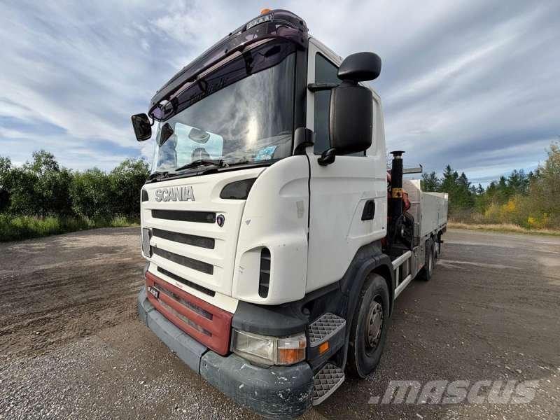 Scania R420 شاحنات مسطحة/مفصلية الجوانب