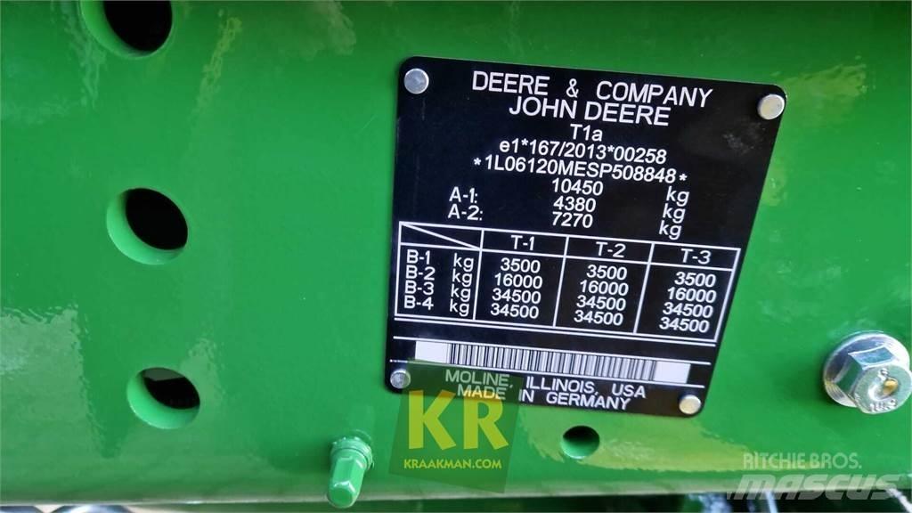 John Deere 6120M الجرارات