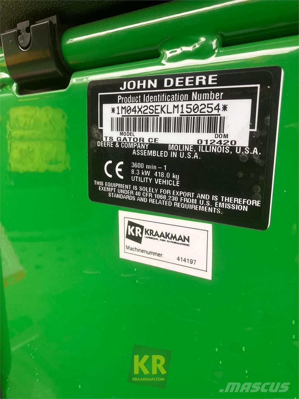 John Deere TS 4X2 مركبات لجميع التضاريس
