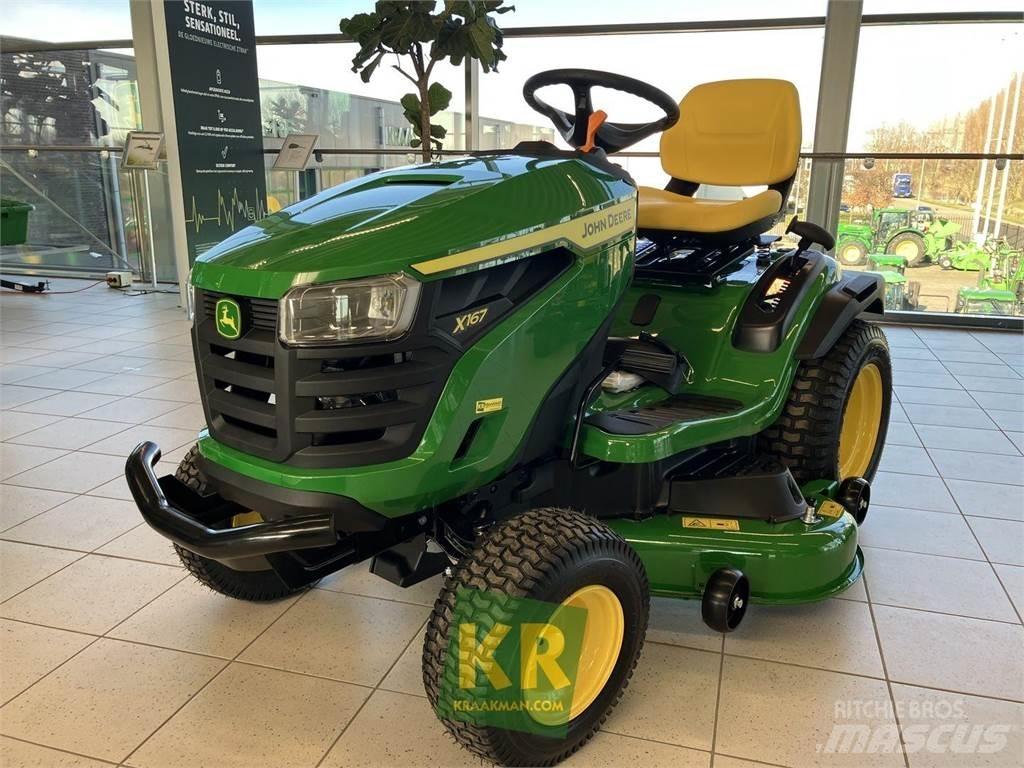 John Deere X167 ركوب الحشائش