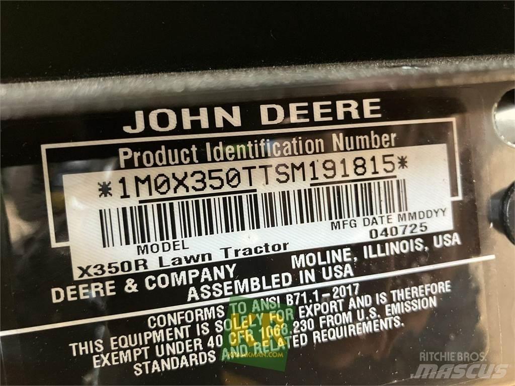 John Deere X350R ركوب الحشائش