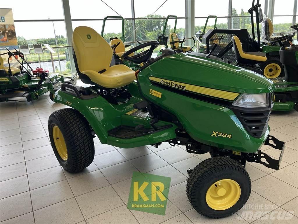 John Deere X584 ركوب الحشائش