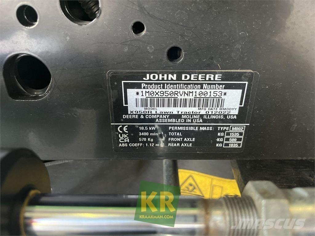 John Deere X950R ركوب الحشائش