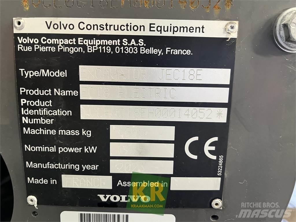 Volvo EC18E حفارات زحافة