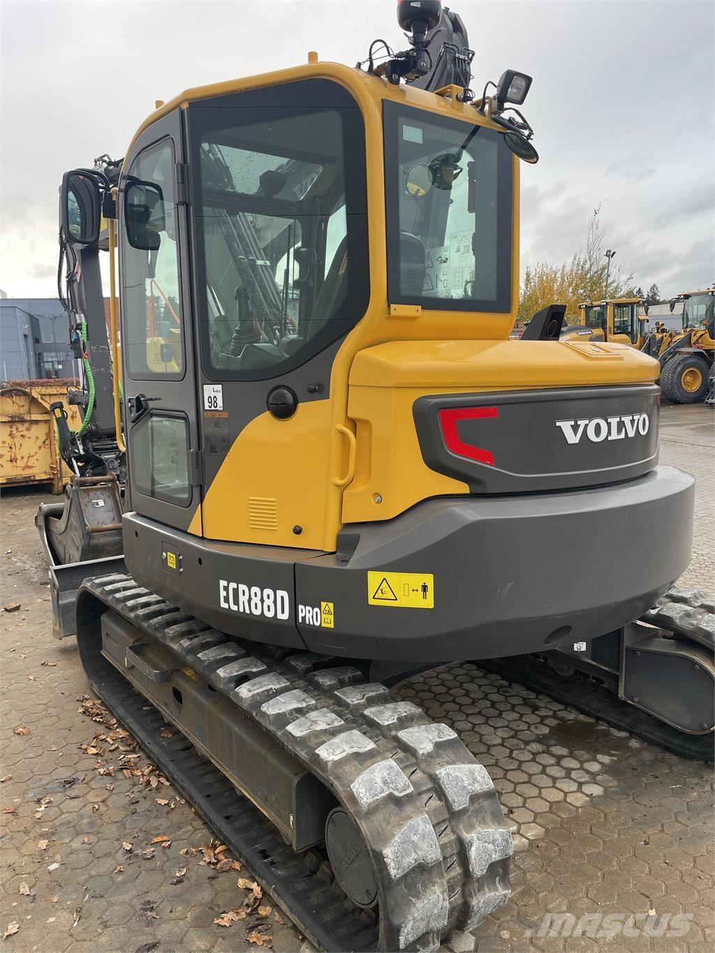  ECR88D حفارات صغيرة أقل من 7 طن (حفارات صغيرة)