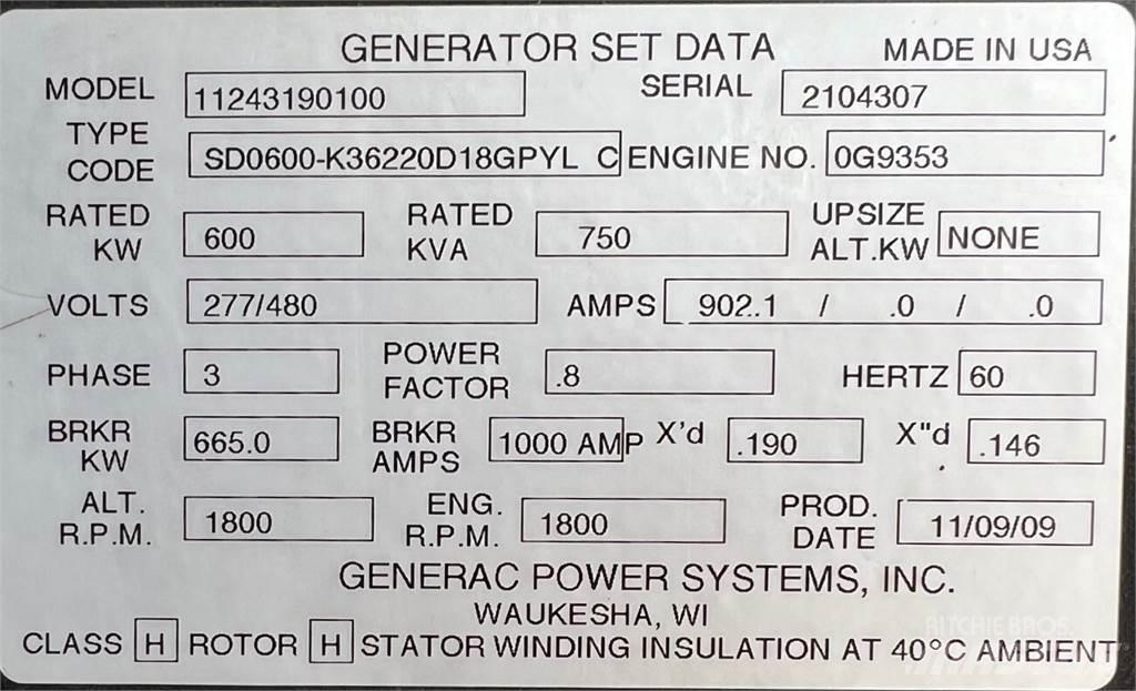 Generac SD600 مولدات ديزل