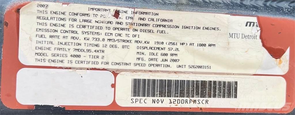 MTU 12V4000 محركات