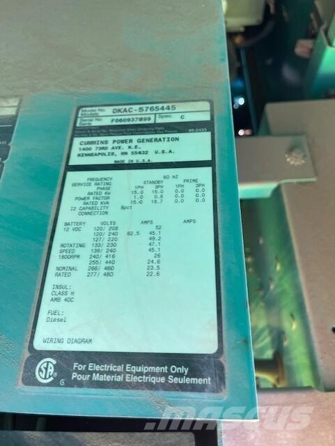 Onan 15kW مولدات ديزل
