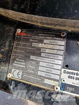 Artec F40 الرشاشات