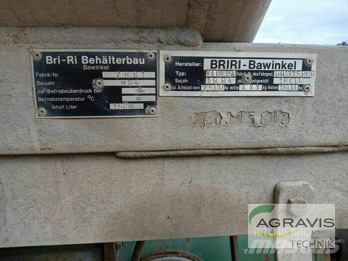 Briri VTTW 15000 معدات توزيع السماد العضوي
